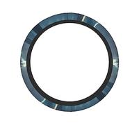 Ceudet Cities of The Future 15in Thickened Steering Wheel Cover, Non-Slip Wear-Resistant Elastic, Suitable for Cars SUV Trucks