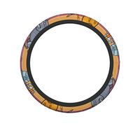 Ceudet Crazy Cat Lady Steering Wheel Cover Universal 15 in Car Accessories for Men Women,Steering Wheel Protector ComfortableCase for SUV Sedan Decor
