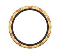 Ceudet Crooked Owl Stretch Steering Wheel Cover Anti-Skid Soft Comfortable Easy to Install Constant TemperatureDiameter 15 in Width 1.6 in