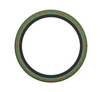 Ceudet Democratic Carpet Art Steering Wheel Cover Universal 15 in Car Accessories for Men Women,Steering Wheel Protector ComfortableCase for SUV Sedan Decor