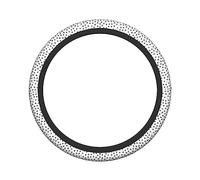 Ceudet Dog Paw Print White Elasticity Steering Wheel Cover Microfiber Soft-Touch Steering Wheel Covers Steering Wheel Protector for Women and Men (15 inch)