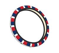 Ceudet Dominican Republic Flag.Png Car Steering Wheel Cover Women Men Elastic Stretch Thicken Universal 15 Inch