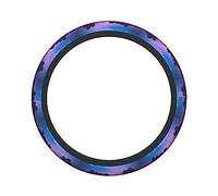 Ceudet Flamingo Elasticity Steering Wheel Cover Microfiber Soft-Touch Steering Wheel Covers Steering Wheel Protector for Women and Men (15 inch)