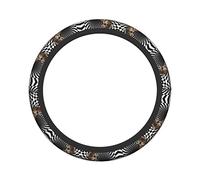 Ceudet Giraffe On Optical Illusions Steering Wheel Cover Universal 15 in Car Accessories for Men Women,Steering Wheel Protector ComfortableCase for SUV Sedan Decor