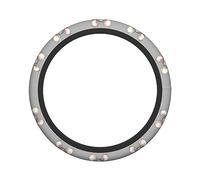 Ceudet Grey Rat Stretch Steering Wheel Cover Anti-Skid Soft Comfortable Easy to Install Constant TemperatureDiameter 15 in Width 1.6 in