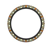Ceudet Little Fat Tiger Head Stretch Steering Wheel Cover Anti-Skid Soft Comfortable Easy to Install Constant TemperatureDiameter 15 in Width 1.6 in