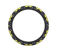 Ceudet Love You with All My Heart Stretch Steering Wheel Cover Anti-Skid Soft Comfortable Easy to Install Constant TemperatureDiameter 15 in Width 1.6 in