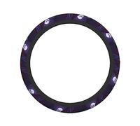 Ceudet Magic Dragon Under The Moon Elasticity Steering Wheel Cover Microfiber Soft-Touch Steering Wheel Covers Steering Wheel Protector for Women and Men (15 inch)