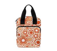 Ceudet Psychedelic Floral Print Bible Bags Bible Cover with Zipper Pocket and Pen Slots Tote Bible Bag Bible Carrying Case