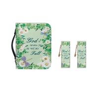 Ceudet PU Leather Bible Carrying Case with Bookmarks Bible Cover for Women Girls Portable Fashion BibleBag