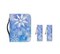 Ceudet PU Leather Bible Carrying Case with Bookmarks Bible Cover for Women Girls Portable Fashion BibleBag