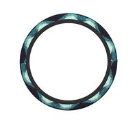 Ceudet Science Fiction Stars Stretch Steering Wheel Cover Anti-Skid Soft Comfortable Easy to Install Constant TemperatureDiameter 15 in Width 1.6 in
