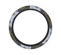 Ceudet Steam Locomotive Train Steering Wheel Cover Anti-Slip Uv and SunUniversal Fit 15 Inch Car Wheel Protector for Women Men