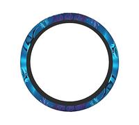 Ceudet Submarine Coral Rays 15in Thickened Steering Wheel Cover, Non-Slip Wear-Resistant Elastic, Suitable for Cars SUV Trucks