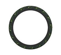 Ceudet The Frog Under The Leafy Umbrella Elasticity Steering Wheel Cover Microfiber Soft-Touch Steering Wheel Covers Steering Wheel Protector for Women and Men (15 inch)