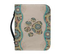 Ceudet Women Bible Cover Large Capacity Daily Bag Church Book Case Scripture Protector Holiday Gifts