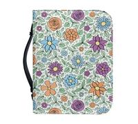 Ceudet Women Bible Cover Large Capacity Daily Bag Church Book Case Scripture Protector Holiday Gifts