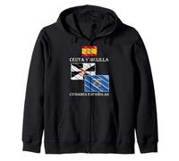 Ceuta and Melilla are two Spanish cities Zip Hoodie