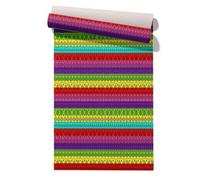 CEVAN Arthouse Wallpaper Italian Style Heavyweight Vinyl Waterproof Drawer Liner for Bathrooms Ethnic Patterns Retro and Elegant 45x500cm