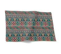 CEVAN Linen Table Placemats Wipeable Large Retro Art, Long Anti Slip for Dinner Plates Eco-Friendly Sustainable Home Decor, 32x42cm