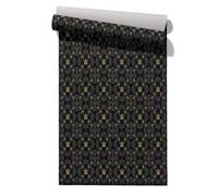 CEVAN New York Wallpaper Self Adhesive Lining European Retro Pattern Stylish and Elegant 45x500cm