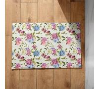 CEVAN Pretty Doormats Inside Mats Outdoor Flower Non Slip Door Mats Indoor Small Bathroom Foot Mat Soft Flannel Surface, Customizable Design, Non-Slip Doormats 45x75cm