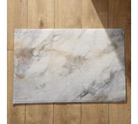 CEVAN Thin Indoor Mats For Entryway Foot Marble Pattern Unusual Doormats Extra Long Bathroom Runner Soft Flannel Surface, Customizable Design, Non-Slip Doormats 45x75cm