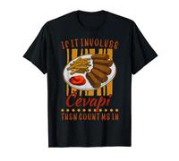 Cevapi cuisine frill kitchen national Bosnian Serbian food T-Shirt