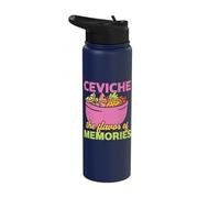 Ceviche Peruano Peruvian Meal Ceviche Stainless Steel Insulated Water Bottle