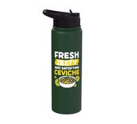 Ceviche Peruano Peruvian Meal Ceviche Stainless Steel Insulated Water Bottle