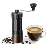 CEVING Mini Manual Coffee Grinder with 40 Adjustable Settings, Black