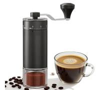 CEVING Mini Manual Coffee Grinder with 40 Adjustable Settings, Black