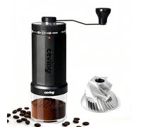 CEVING World's First 60g Large Capacity Manual Coffee Grinder, Black