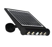 CEW COLCHESTER ELECTRICAL WHOLESALE LTD High Output Solar Powered PIR Sensor Outdoor Garden LED Floodlight