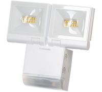 CEW COLCHESTER ELECTRICAL WHOLESALE LTD LED200PIRWHE 2 x 10Watt LED Motion Sensor Security PIR Twin Floodlight White