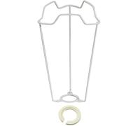 CEW COLCHESTER ELECTRICAL WHOLESALE LTD Shade Carrier Lamp Support Adapter Gimble Frame Fits UK & Euro Size Table Lamp (7" Carrier)