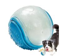 Ceweao Luminous Dog Ball for Darkness, Luminous Squeaky Rubber Toy for Interaction, Outdoor Toy for Dogs, for Garden, Park, Travel, Home, Yard, Indoor and Outdoor