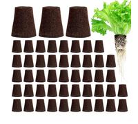 Ceweao Propagation Sponges for Hydroponics, Air-Permeable Propagation System Pod, Growth Sponges for Stronger Roots, for Balcony, Patio, Garden, Landscaping, Farm