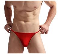 CEWIFO Men's Thong Underwear Low Waist Open Front Pouch Panties Men's Thongs and G-Strings for Athletic