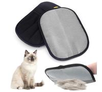 CEWROM Fur Magnet Gloves, Reusable, Pack of 2 Upgrade Pet Hair Removal Gloves for Cats and Dogs, Safe Two-Way Electrostatic Technology, Five Finger Non-Slip