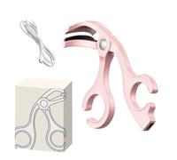 CEWROM Heated Eyelash Curler Electric Professional Curling Iron Electric Eyelashes without Side Frame with 65°C Heat & 2-in-1 Portable Eyelash Curler for All Women Eyelash Shapes