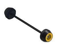 CEWSUIO Compatible With For TMAX500 2008 2009 2010 2011 530 2012-2016 Falling Protector Motorcycle Front Rear Wheel Axle Fork Crash Sliders Pad Motorcycle Axle Slider(Yellow,Rear)