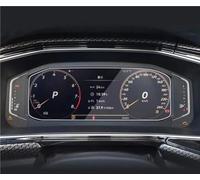 CEWSUIO Compatible With Vw For Arteon 2 Discover Pro 2019 2020 2021 9.2 Inch Car Gps Navigation And Dashboard Tempered Glass Screen Protector Film Navigation Protector Film(Instrument)