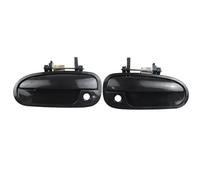 CEWSUIO Door Handle Compatible with Civic for EK3 1996 1997 1998 1999 2000 2pcs Front Rear Outside Exterior Door Handle 72180S04J01 72140S00004