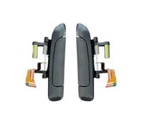 CEWSUIO Door Handle Compatible with Civic for Sedan 2001 2002 2003 2004 2005 Exterior Door Handle Rear Left Right Polished Black 72680-S5A-003