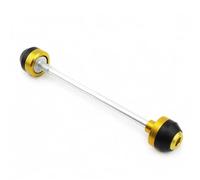 CEWSUIO For ZX-14R For ZZ-R 1400 2006-2017 Motorcycle Front Wheel Axle Fork Slider Crash Protector Falling Motorbike Modified Parts Protection Motorcycle Axle Slider(Yellow)