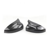 CEWSUIO Rearview Mirror Cap Compatible With A3 S3 8V RS3 2013 2014 2015 2016 2017 2018 2019 Horn Shape Side For Wing Mirror Shell Case Carbon Fiber Style Door Mirror(Carbon Fiber Look)