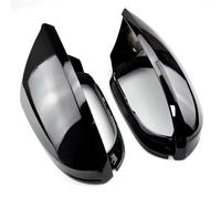 CEWSUIO Rearview Mirror Cap Compatible With A6 For C7 For C7.5 For RS6 For S6 For 4G 2012 2013 2014 2015 2016 2017 2018 Car Replacement Rearview Side Mirror Cover For Wing(Gloss Black)
