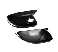 CEWSUIO Rearview Mirror Cap Compatible With Nissan For Maxima 2015 2016 2017 2018 2019 2020 2021 2022 2023 Mirror Cover Rearview Side For Wing Cap Exterior Accessories(Bright black)