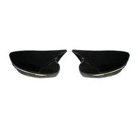 CEWSUIO Rearview Mirror Cap Compatible With Nissan For Qashqai For X-Trail For Murano For Rogue For Pathfinder 2015 2016 2017 2018 2019 Car Rearview Side Mirror Cover For Wing Cap(Glossy Black)